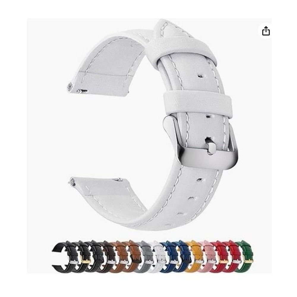 12 Colors for Quick Release Leather Watch Band Fullmosa Axus