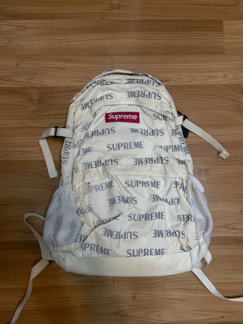 Supreme 3m backpack sales white
