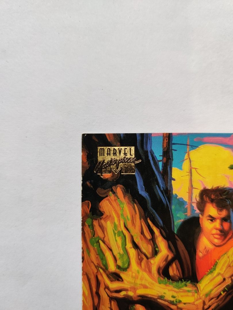 1994 Fleer Marvel Masterpieces Mondo (Category: Raw Singles) located in Kawit. Submitted by ryuko.matoi (Listing ID 1281533983, Image 2). Description: 1994 Fleer Marvel Masterpieces Mondo No reply means not interested No trade/swaps No reservation MOP - BDO & Cash Pick up location: Rosedale Residences, Barangay San Sebastian, Kawit Cavite..