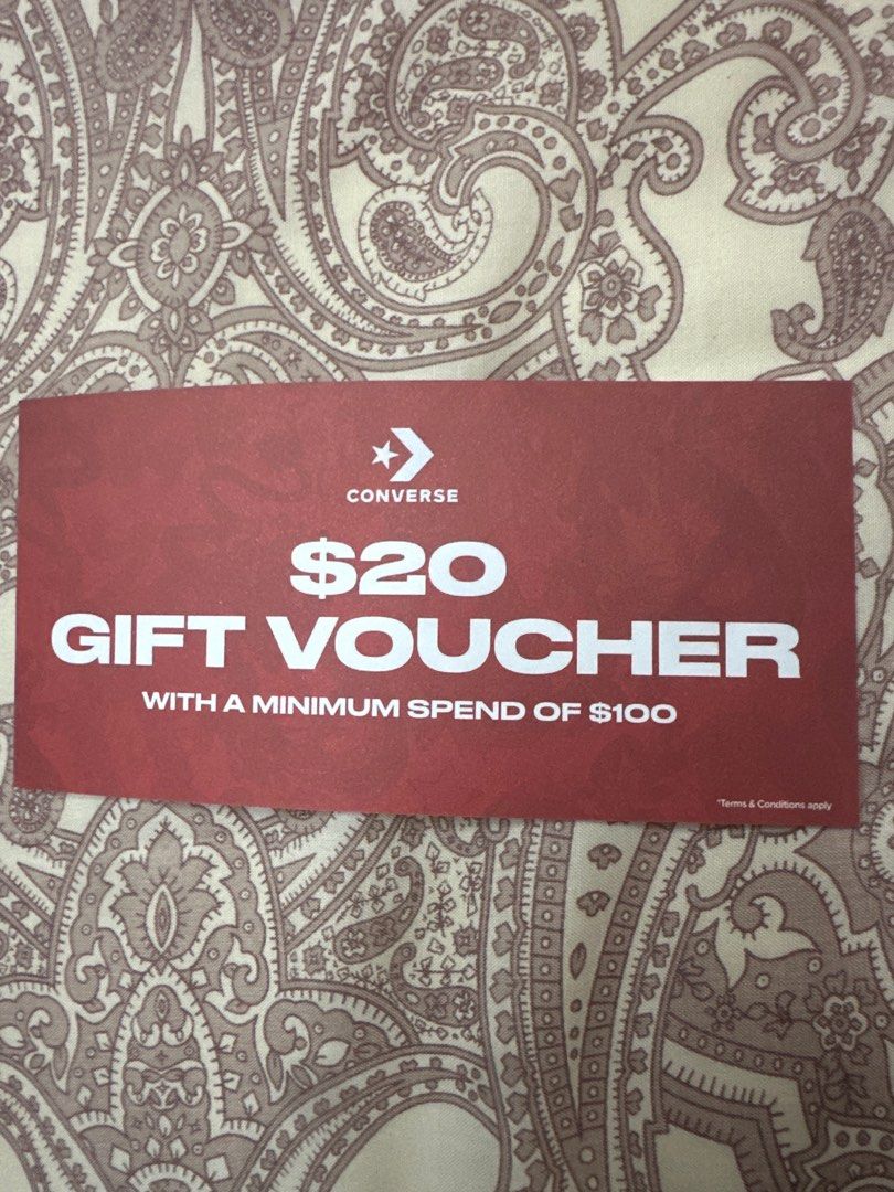 Converse voucher store