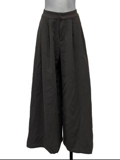 TARA PLEATED WIDE LEG PANTS (STEEL BLUE)