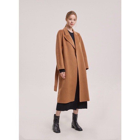 nap loungewear Emery Draped Wool Coat 100