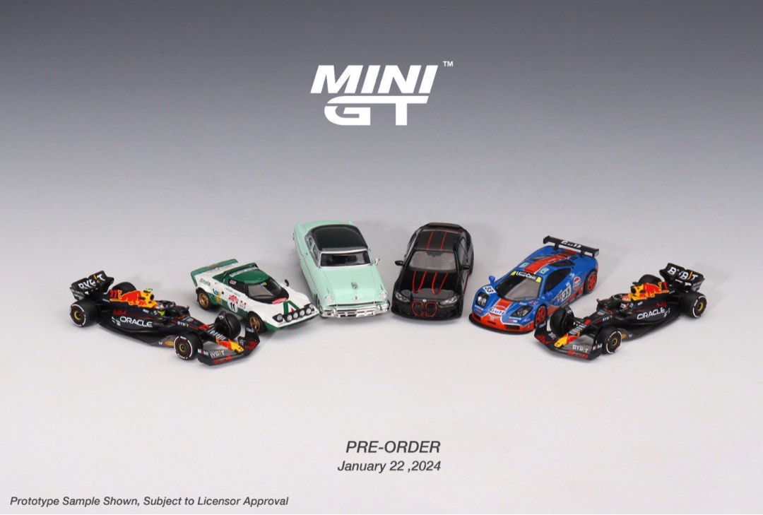 Preorders Mini GT 1/64 Lincoln Mclaren F1 Gulf Redbull BMW M4 Lancia  Stratos, Hobbies & Toys, Toys & Games on Carousell