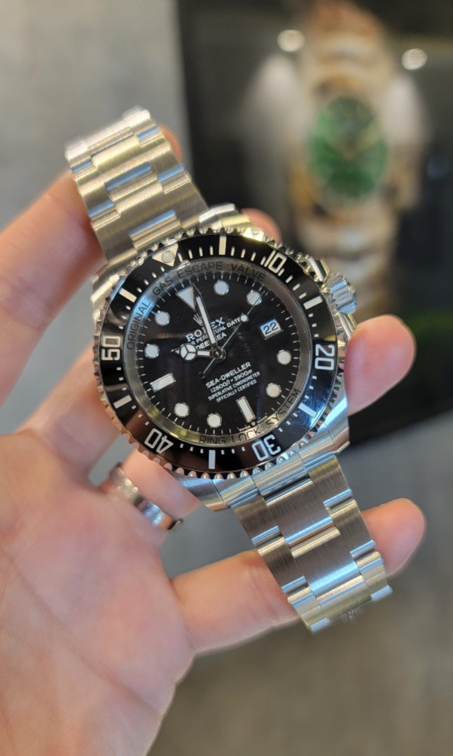 全新ROLEX DEEPSEA 136660 (2023), 名牌, 手錶- Carousell