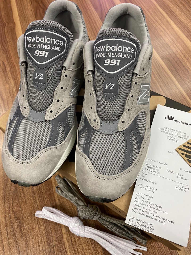 US 10.5 New Balance 991v2 Carousell