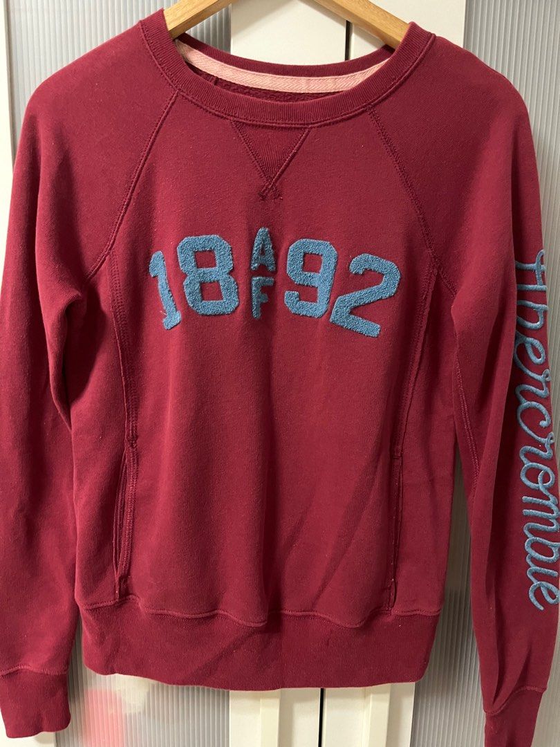 Abercrombie and Fitch Maroon sweater Women s Fashion Tops
