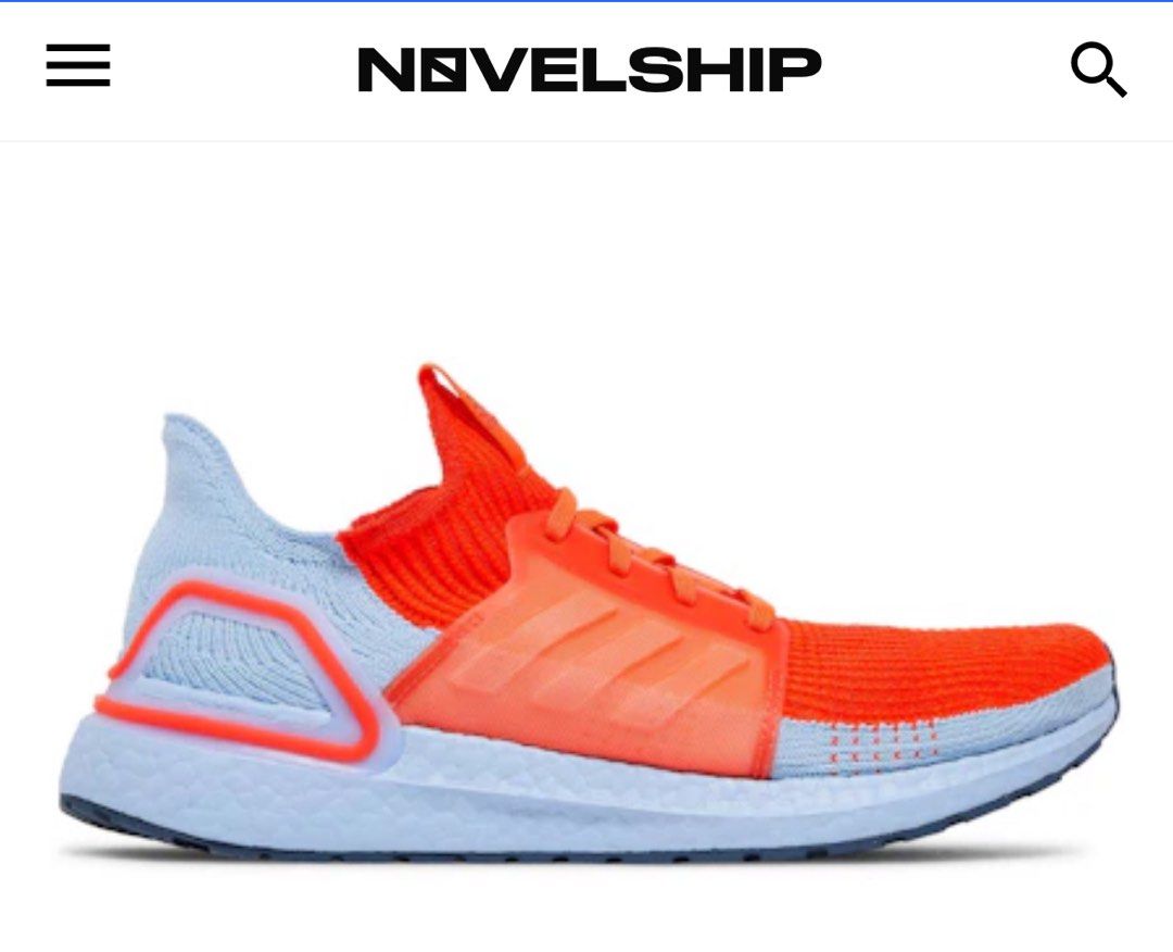 Ultra boost 19 2025 solar red glow blue