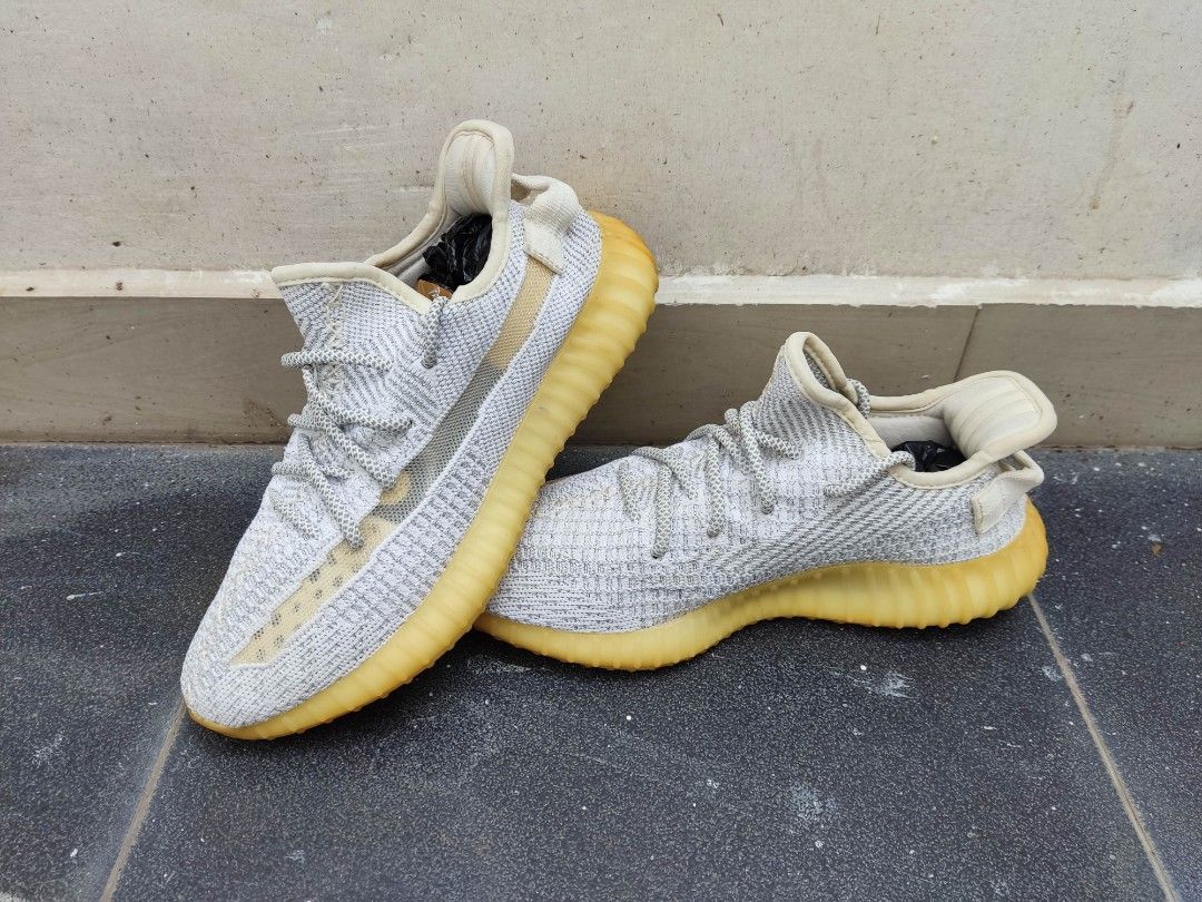 adidas yeezy rajut sepatu putih casual sneakers unisex shoes tali