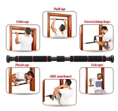 Adjustable workout 2025 bar