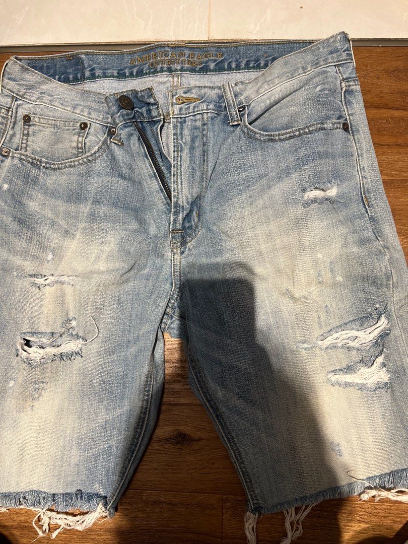 Men's distressed hotsell denim shorts