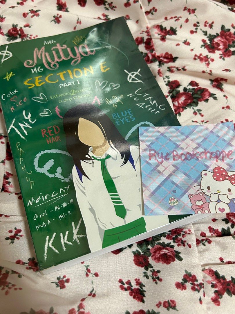 Ang Mutya ng Section E Book (Category: Storybooks) located in Los Banos. Submitted by ryebookshoppe (Listing ID 1281545242, Image 1). Description: Ang Mutya ng Section E Book 🌷 Mop: Gcash Mod: Jnt/Ggx Just Message me for the condition 🫶.