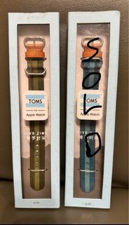 SALE! Apple Watch strap by TOMS special edition brand new at 80% off