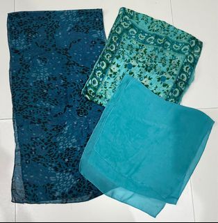 Aqua green scarf/bundle/torquiose/summer scarf/imported