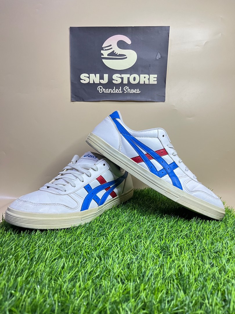 Asics Aaron Leather Second Fesyen Pria Sepatu Sneakers di
