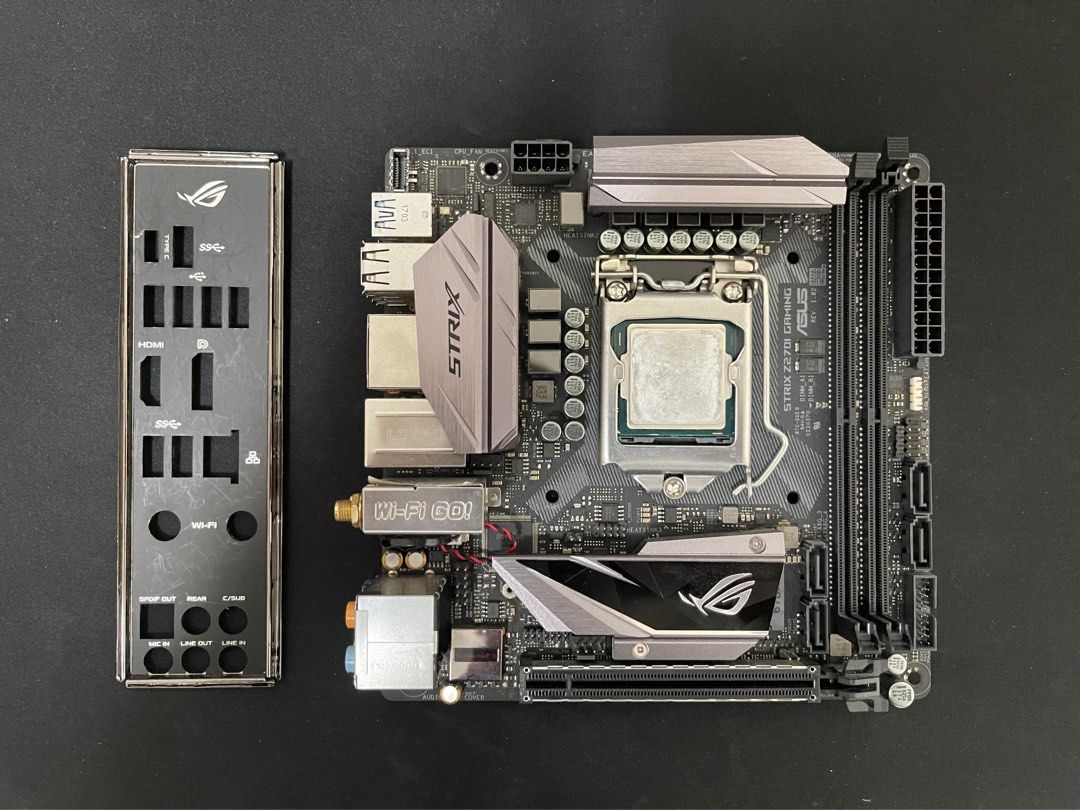 Intel Core i7 6700k CPU Asus ROG Strix Z270i Combo