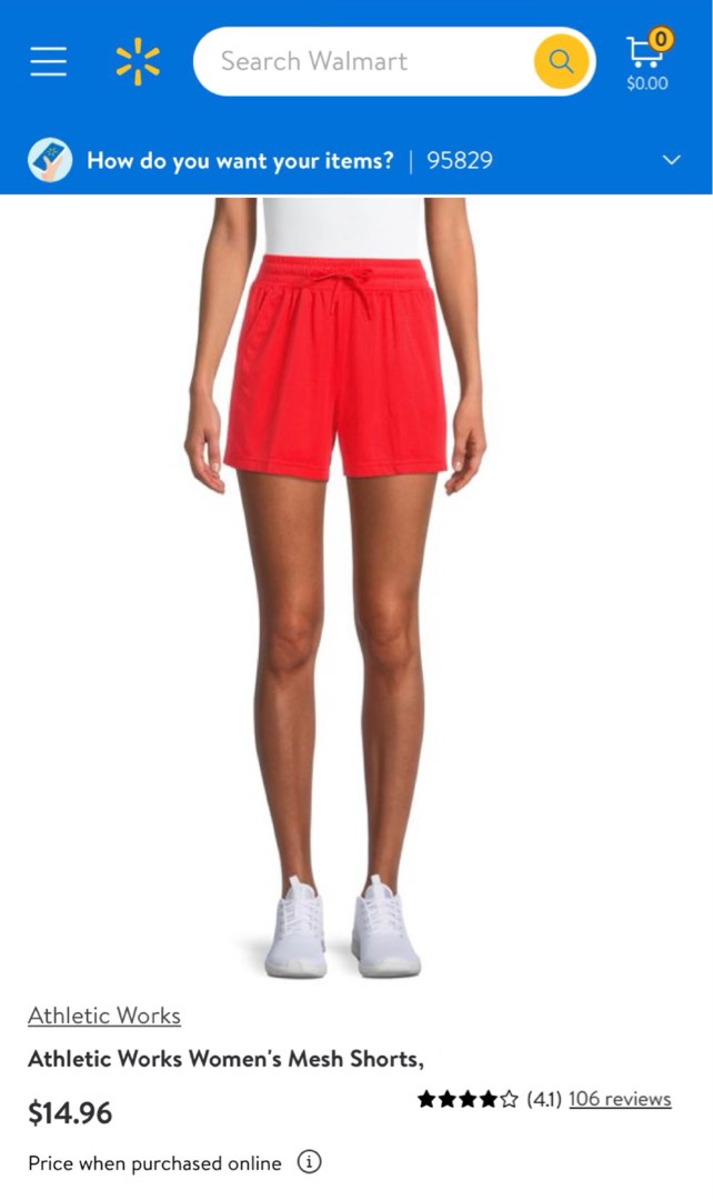 Athletic works women's mesh hotsell shorts
