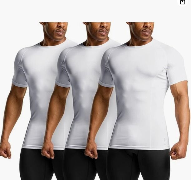 White short sleeve compression shirt new arrivals