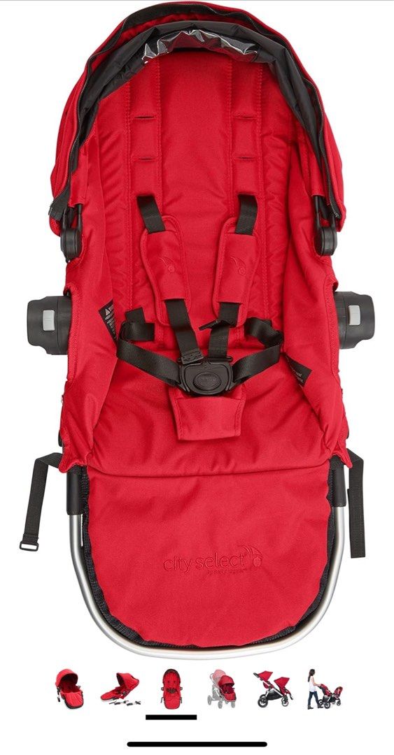 City select second seat red top