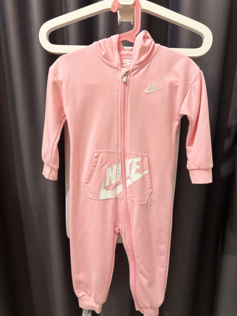 Pink hot sale nike jumpsuit