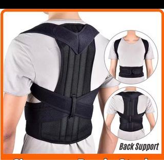 Modetro Sports Posture Corrector with Vertebrae Support - Physiotherapy  Back Straightener for Men and Women - Relieve Back, Shoulders and Neck 