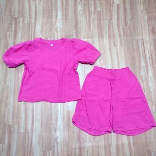 Barbie Pink Linen Terno with pockets