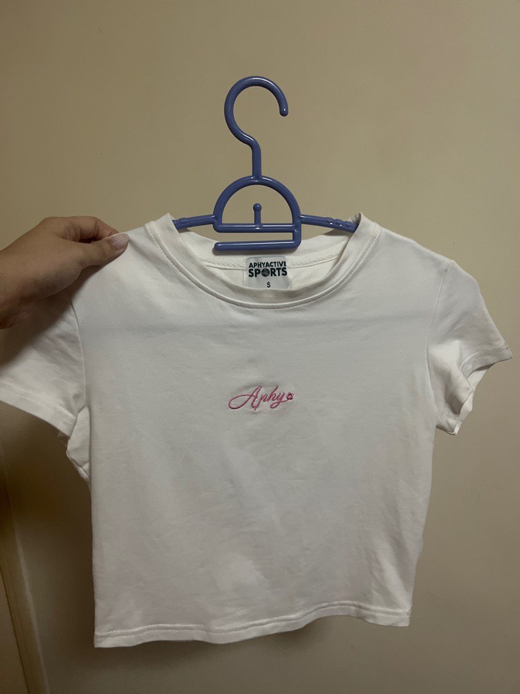 White crop top 'Baby Tee