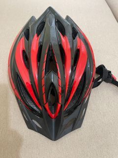 Bike helmet, gloves, bike light