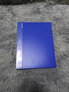 Blue Clear Book A4 Size 40 Pockets Folder