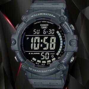 Casio big face watches discount