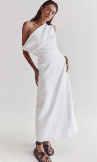 Coast cass best sale stripe maxi dress