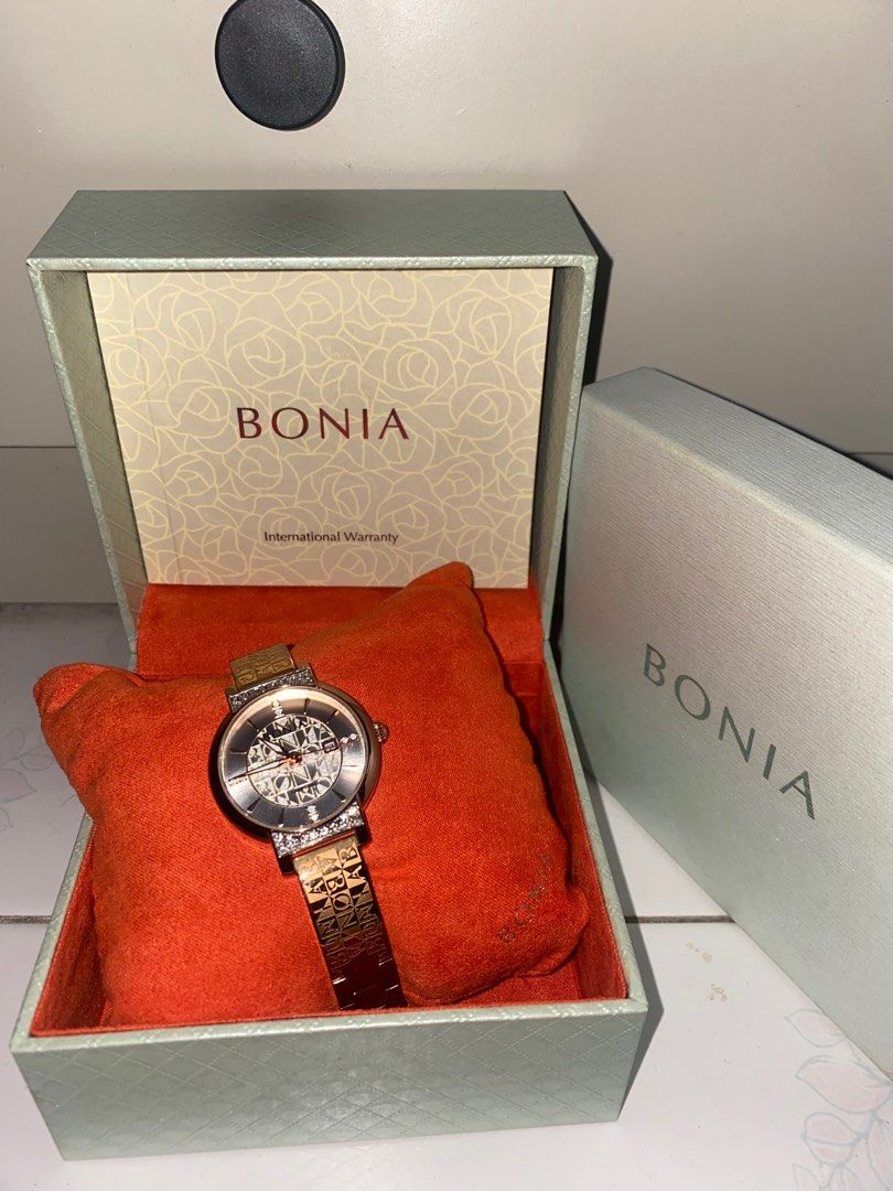 Bonia Formale Women Watch Chronograph BNB10634-2597S | Shopee Malaysia