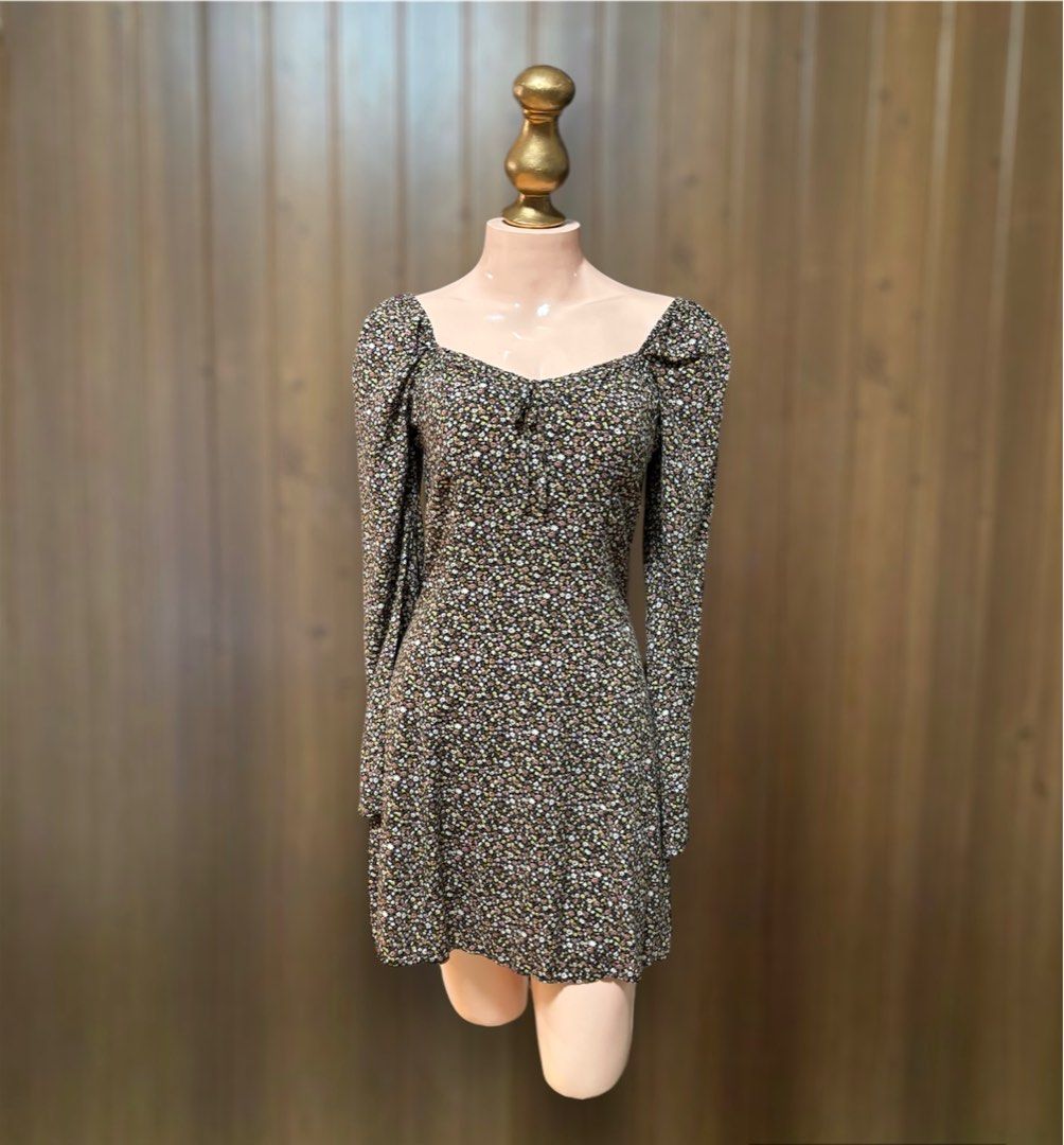 BP. By Nordstrom Floral Puff Sleeve Dress Size S Women s Fashion