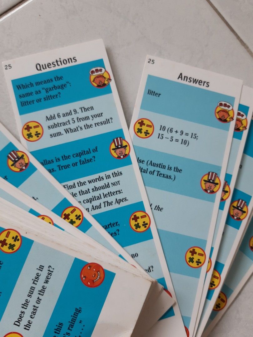 Brain Quest Educational toy for ages 78, Hobbies & Toys, Books