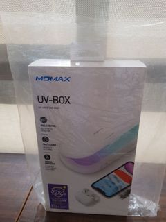 Brand New !!! Momax Uv Box Sanitizer, White QU2W