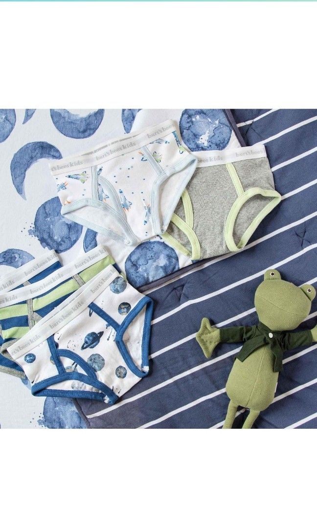 Brand new Burt's Bees Baby Toddler Boys' Underwear, Organic Cotton