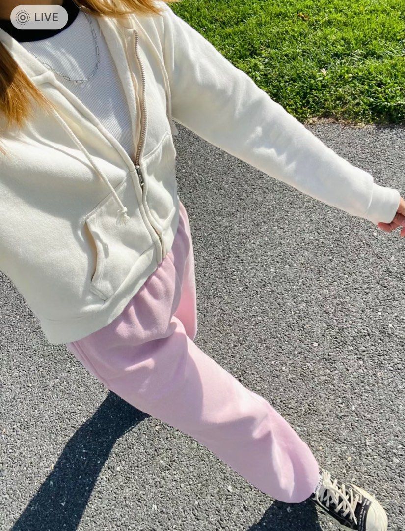 Sweatpants Rosa Sweatshirts Brandy Melville Rosa Sweatpants