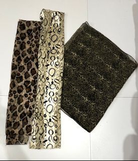 Brown scarf/scarf bundle/imported/animal print