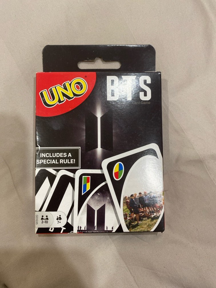 BTS Uno Cards (Brand New), Hobbies & Toys, Toys & Games on Carousell