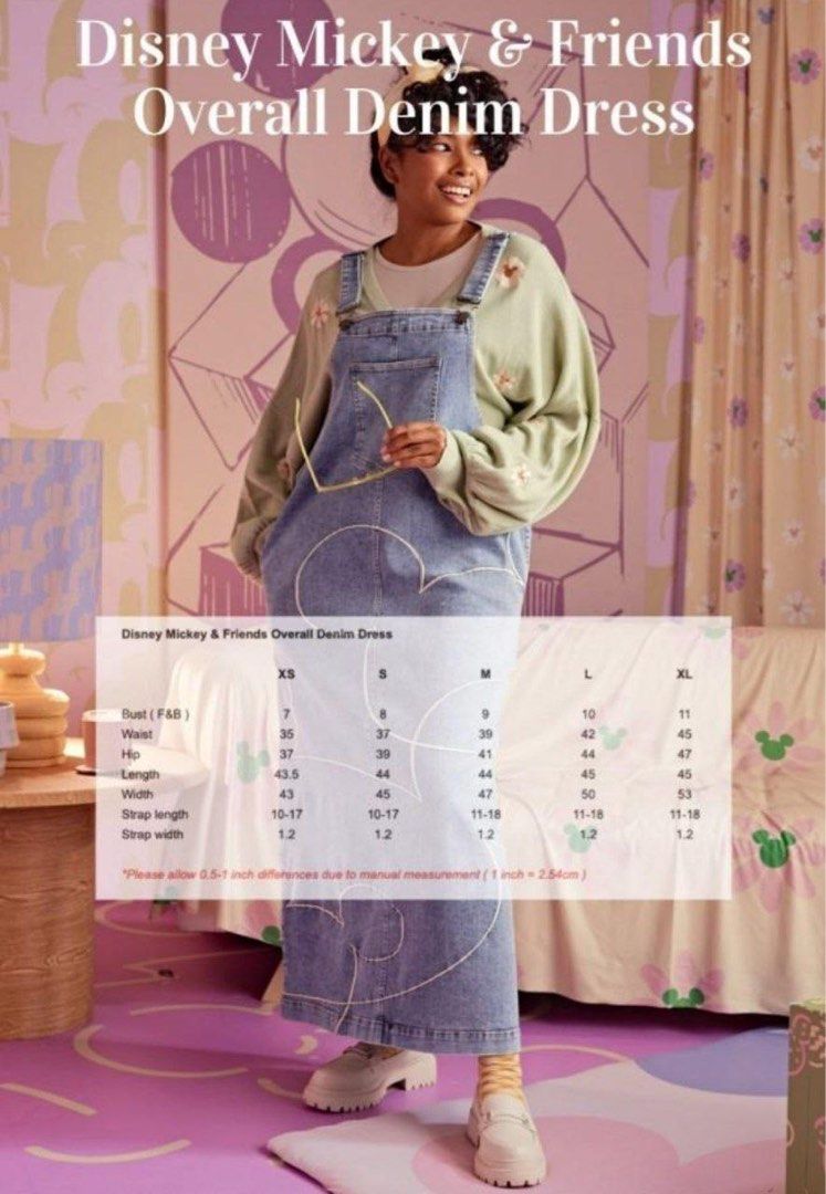 Disney denim sales dress
