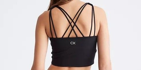 Calvin Klein Performance Embrace Low Impact V-Neck Strappy Sports Bra  XS/S/M/L/XL, Women's Fashion, Activewear on Carousell