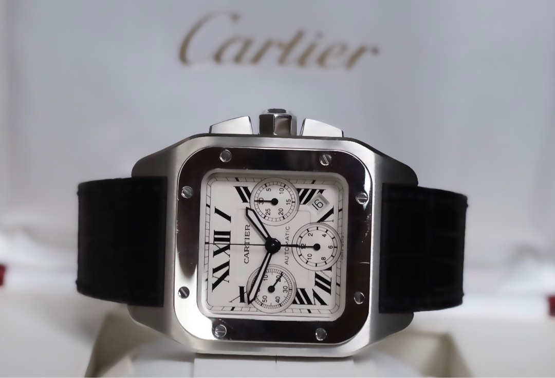 Cartier santos triple 100 discount