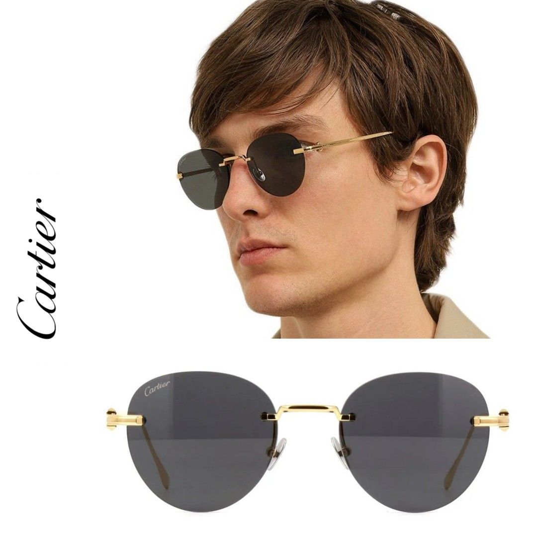Cartier sunglasses rimless Men s Fashion Watches Accessories