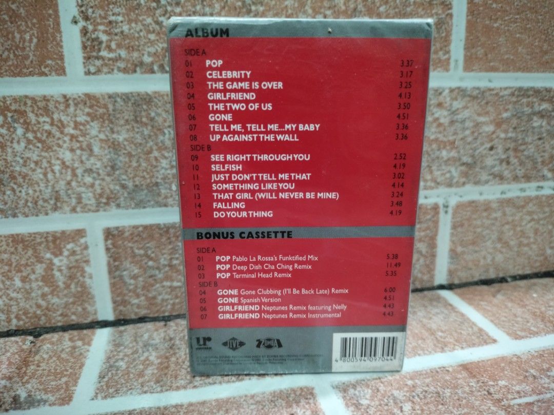 Cassette Nsync celebrity album (Category: Earphones) located in Caloocan City. Submitted by jbfuenzalida27 (Listing ID 1281573128, Image 2). Description: Cassette tape Nsync special edition 2 cassette Price: 400 Meetup: c3 caloocan c3 petron or pick up.
