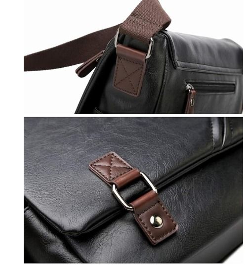 Mens black sales satchel