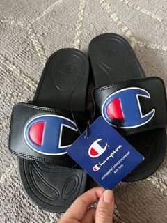 Champion big logo monogram slide sandal online
