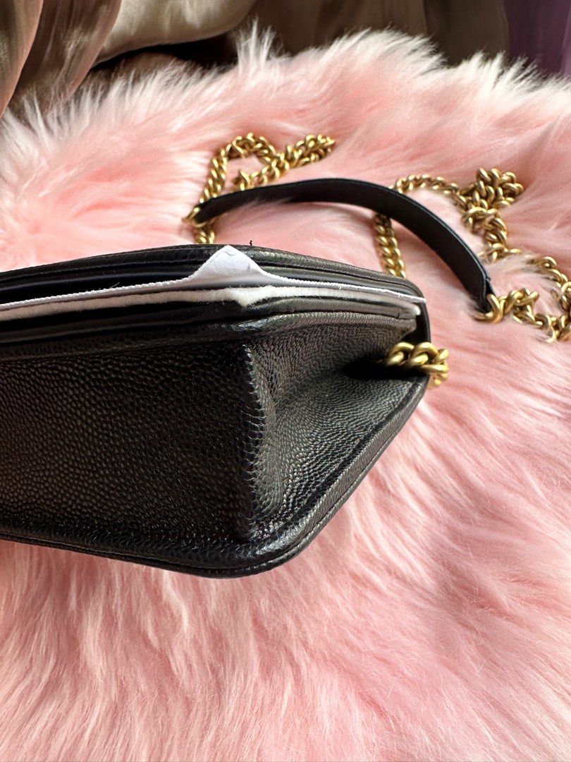 Chanel Boy WOC GHW 2022 barely used Luxury Bags Wallets on Carousell