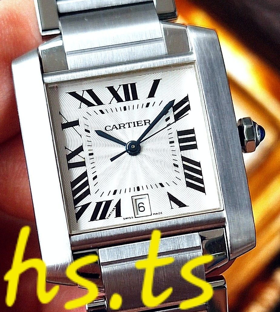 Mens cartier tank francaise store