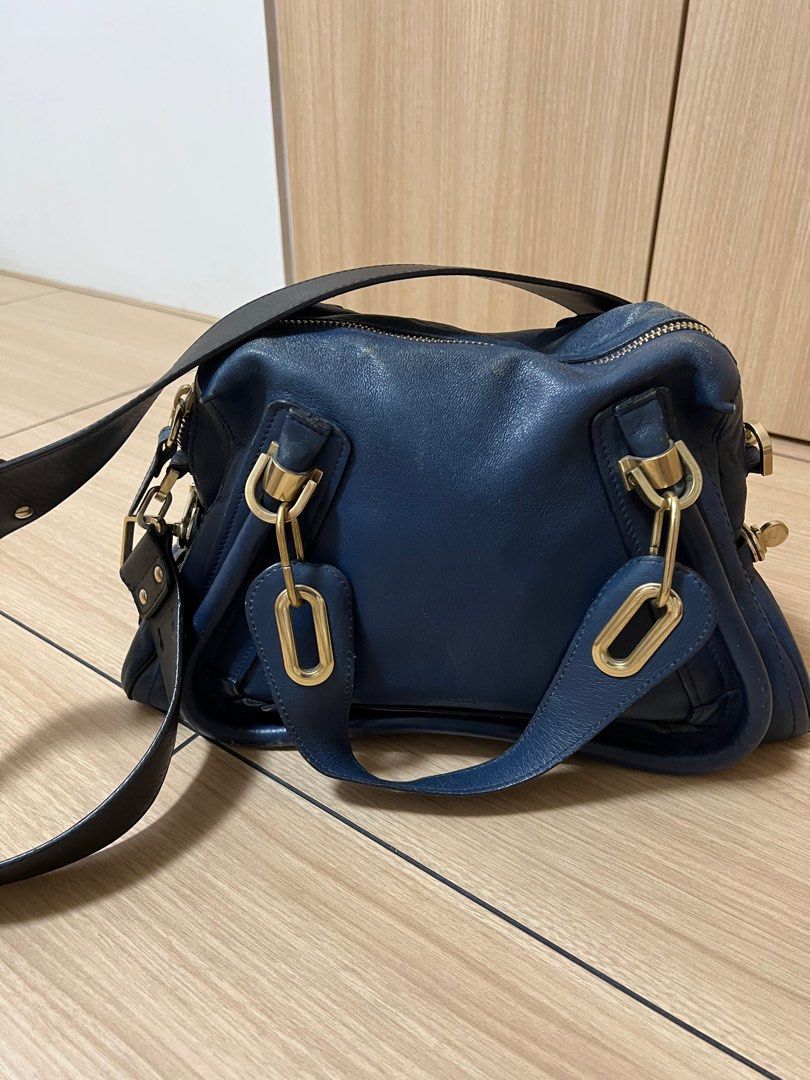 Chloe navy blue bag sale