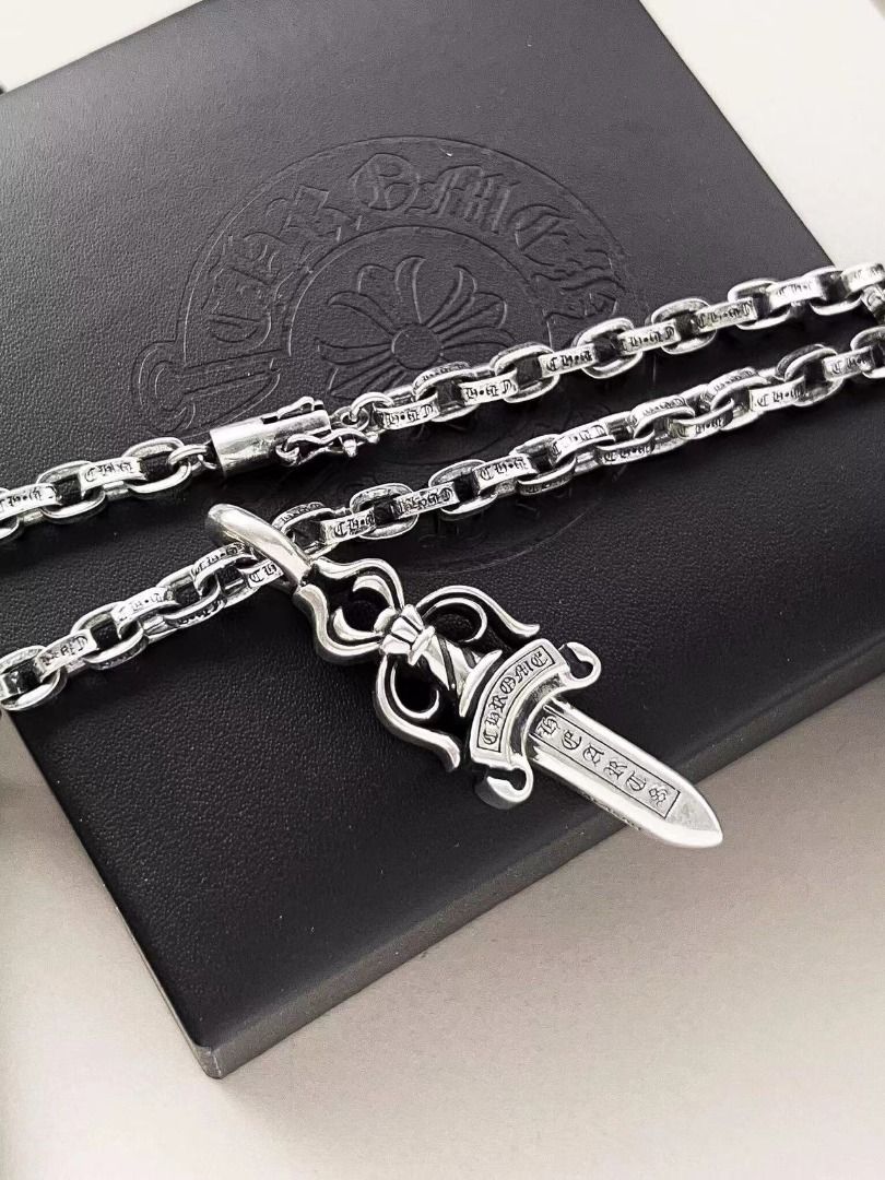 Chrome hearts letter top pendant