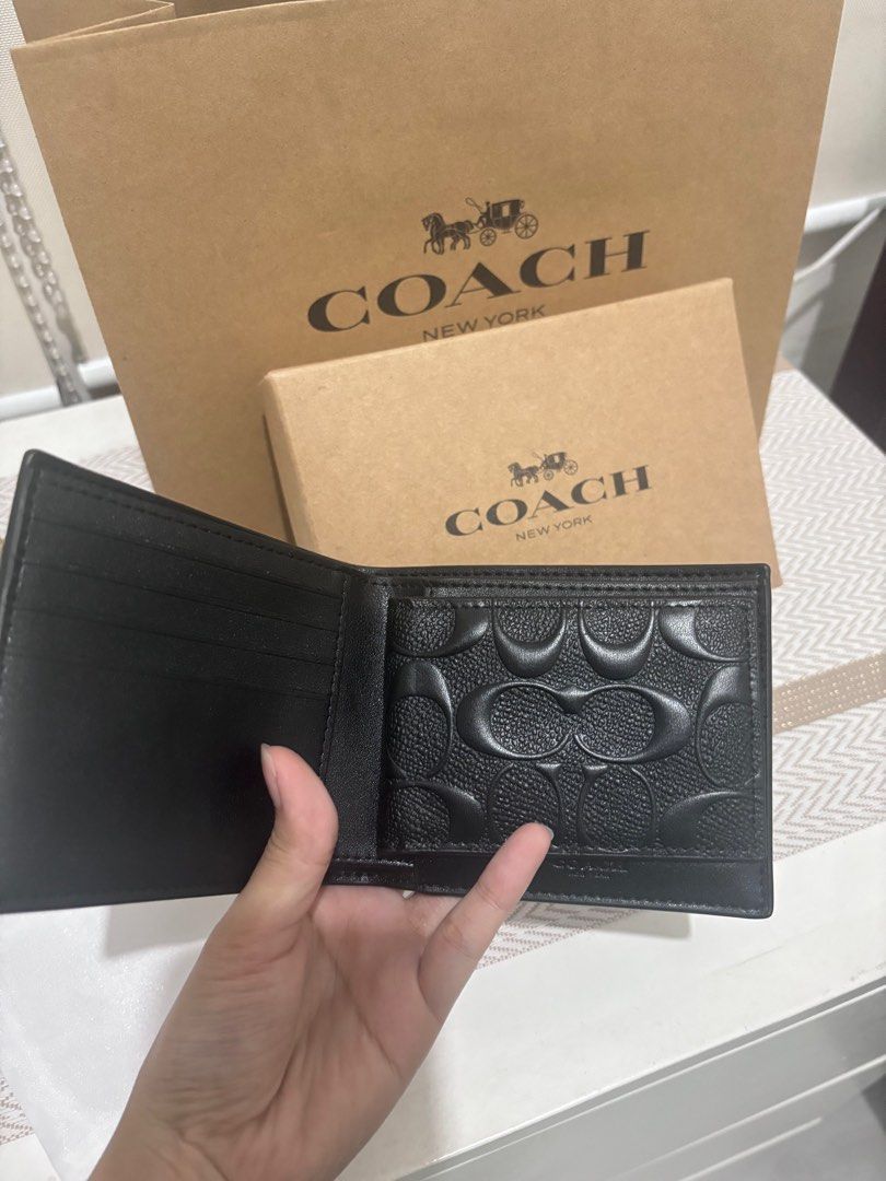 Coach mens cheap wallet outlet